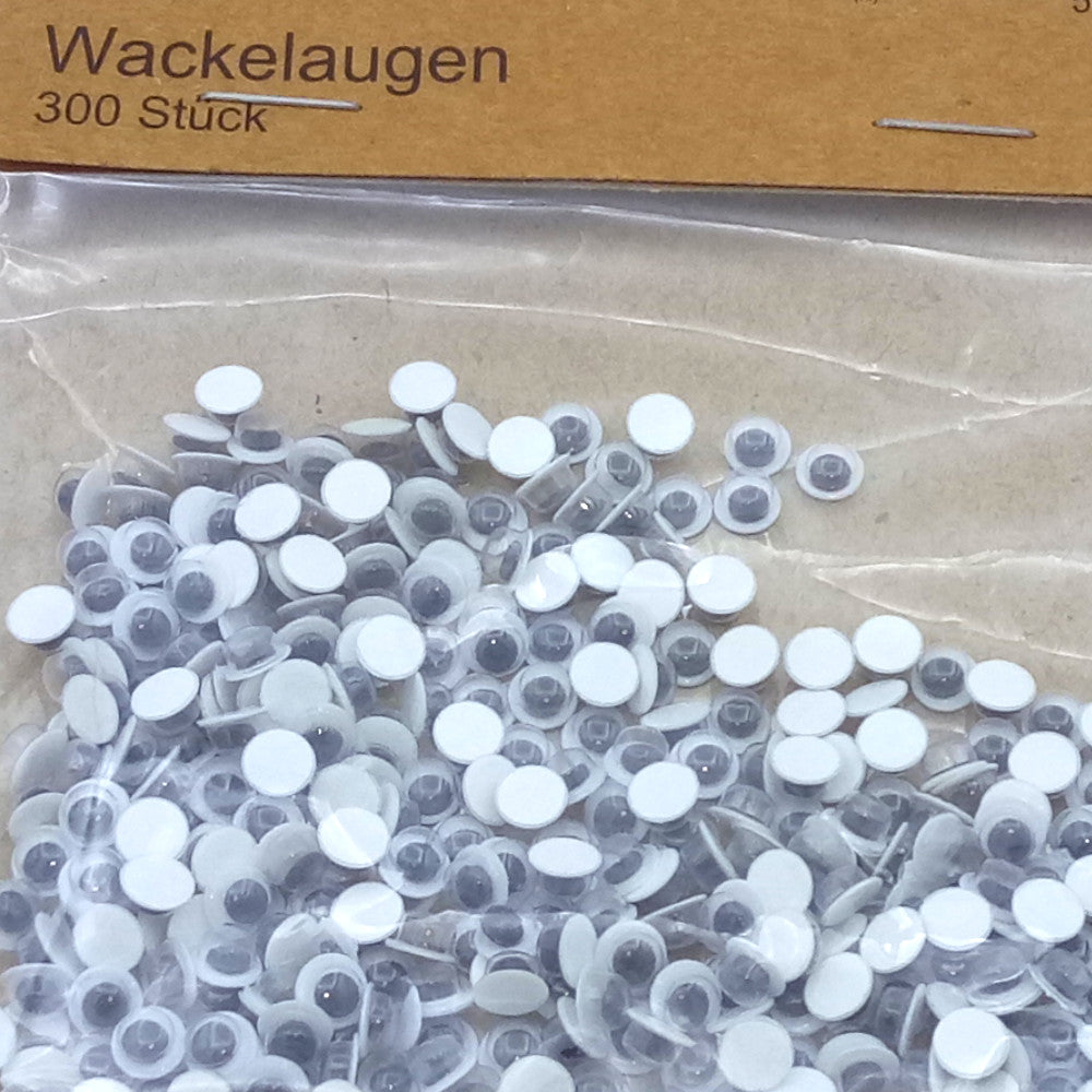 Wackelaugen klein - 100 Stück
