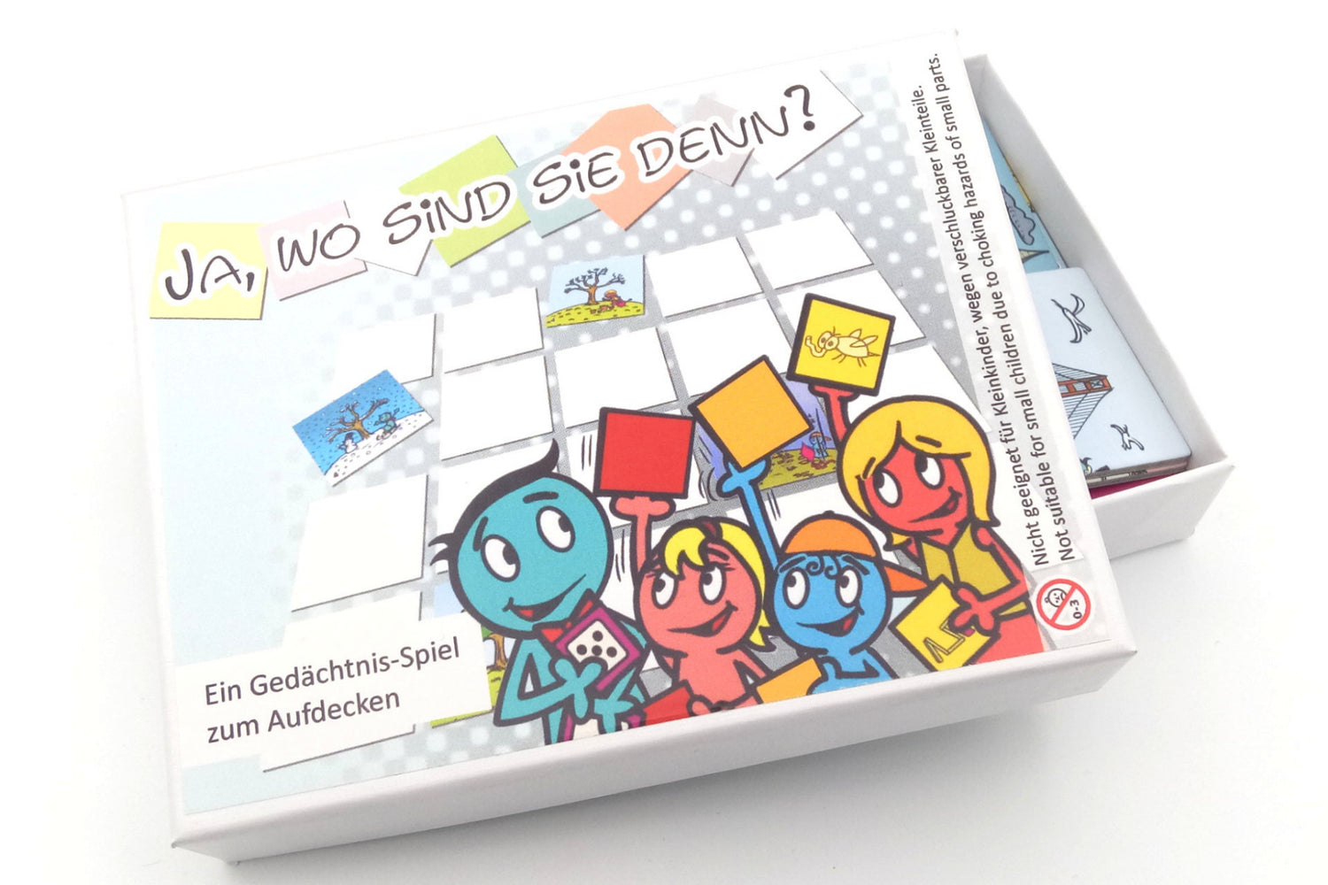 Ja, wo sind sie denn? - Gedächtnisspiel