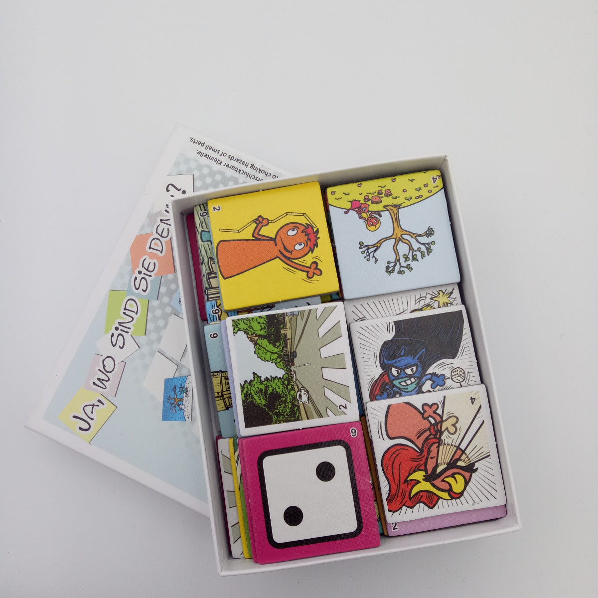 Ja, wo sind sie denn? - Gedächtnisspiel