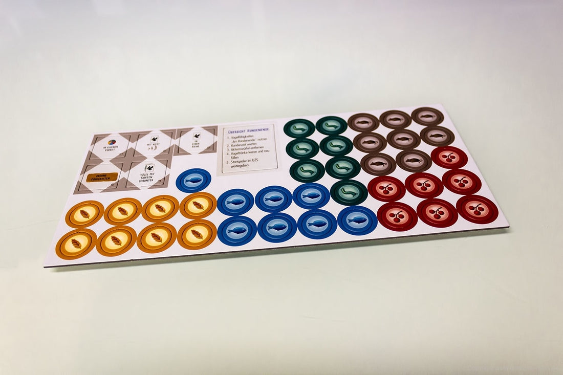 Wingbeat cardboard counter