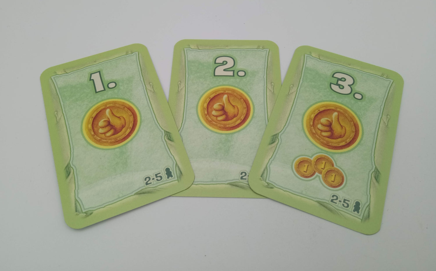 Set Karten 1-3, Spielerreihenfolge