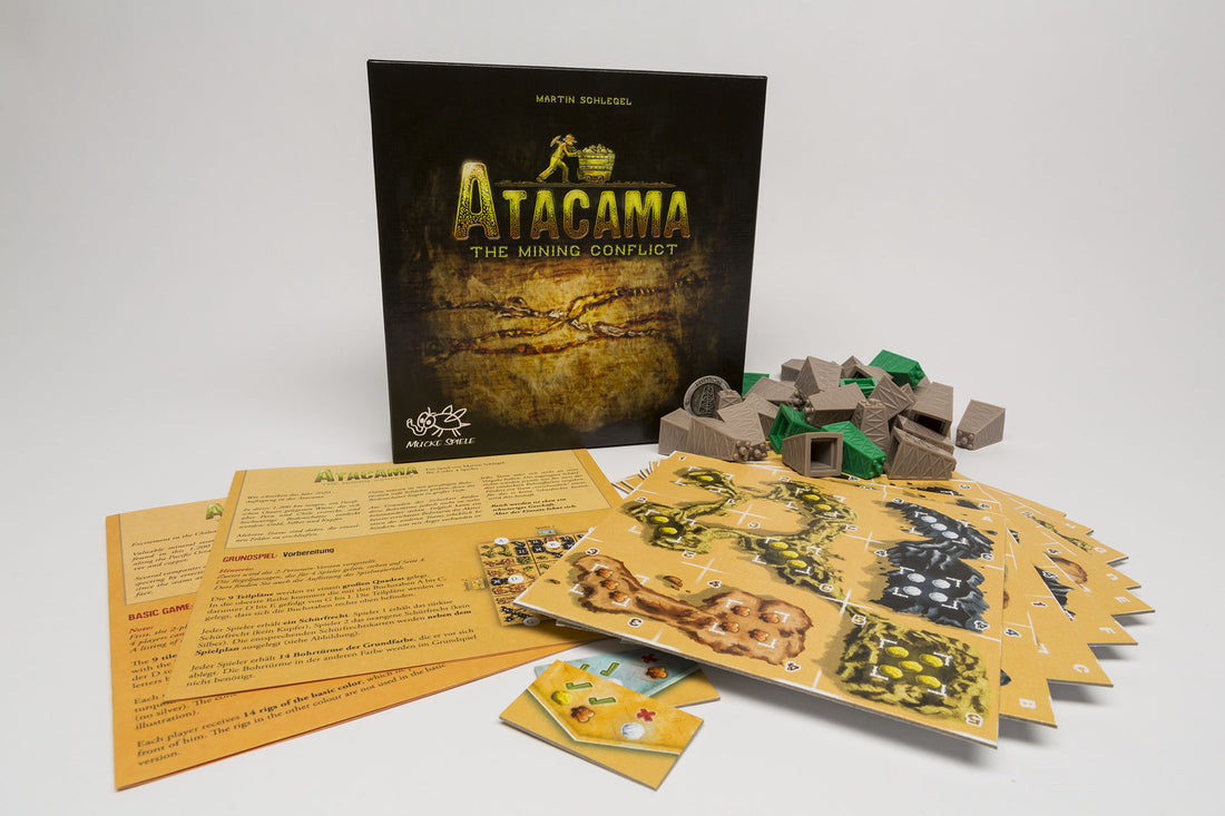 Atacama 2.Auflage mit 3-Personen-Spielplan (DEU/ENG)