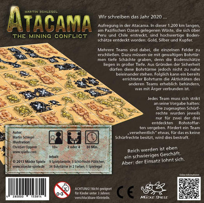 Atacama 2.Auflage mit 3-Personen-Spielplan (DEU/ENG)