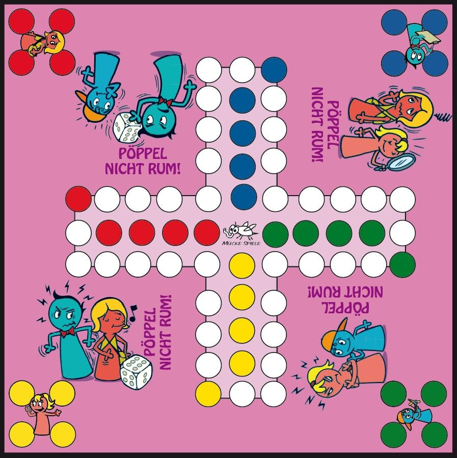 Pöppel-nicht-rum game board