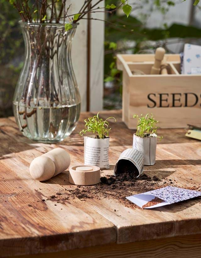 Paper pot press - The Garden Pawn