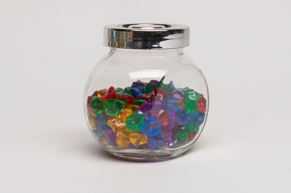 Bonbonglas Typ 1 - mit Kristallsteinen