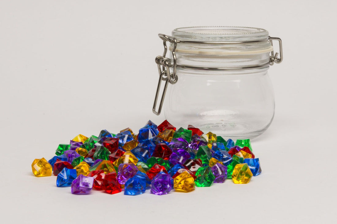 Bonbonglas Typ 2 - mit Kristallsteinen