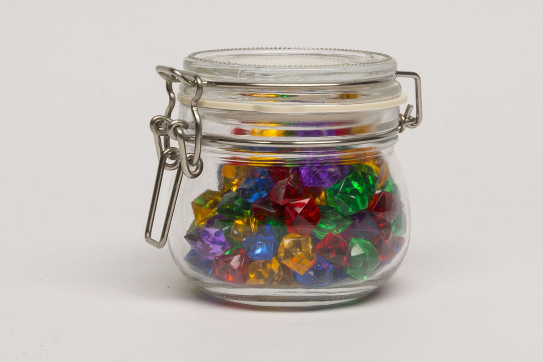 Bonbonglas Typ 2 - mit Kristallsteinen