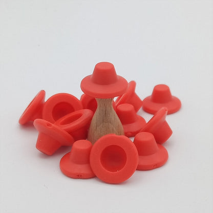 Rubber western hats
