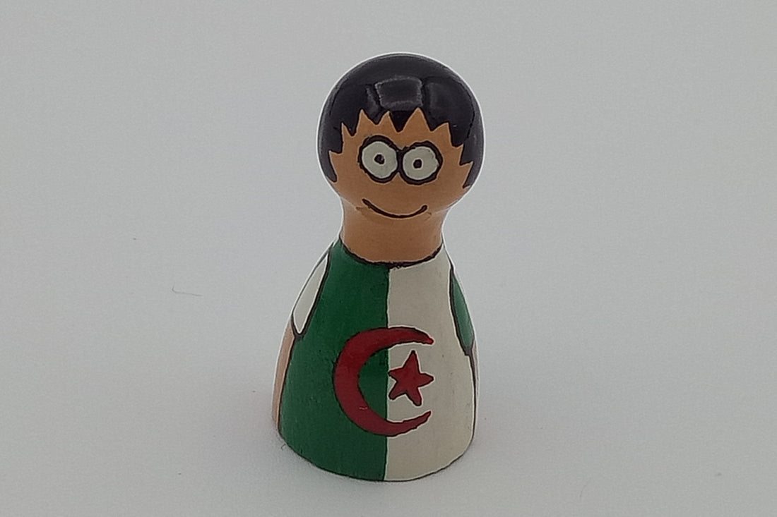 Handbemalte Pöppel - Algerier