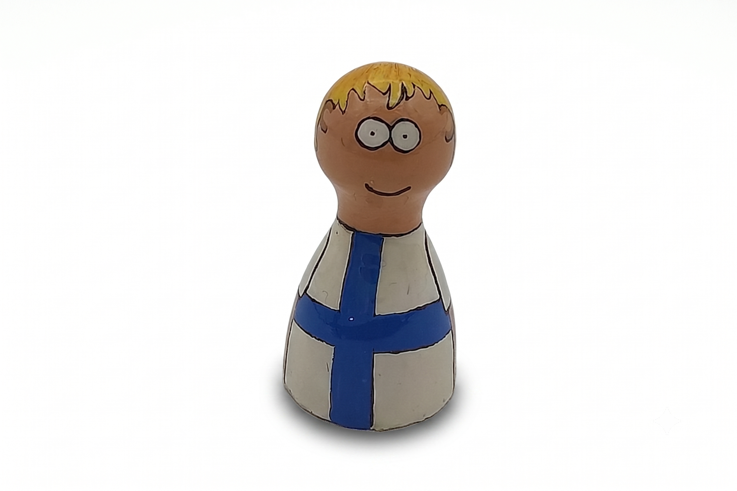 Handpainted pawns - Finn