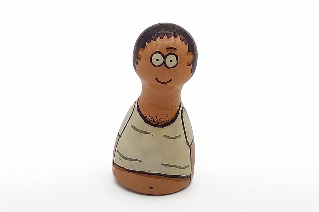 Handbemalte Pöppel - Couch Potato