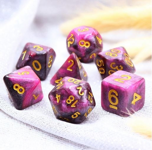 Scorpio Galaxy dice set