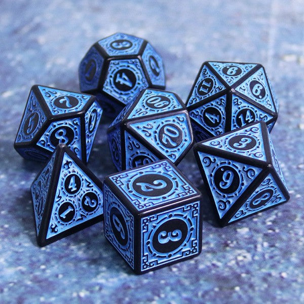 Magic Flame (Blue) dice set