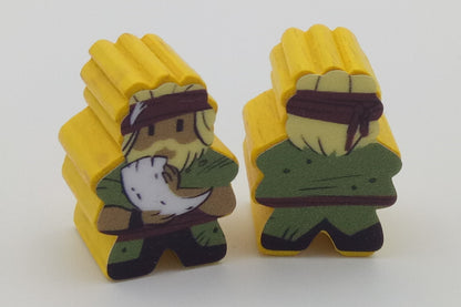 Labels for wooden pieces Stone Age expansion