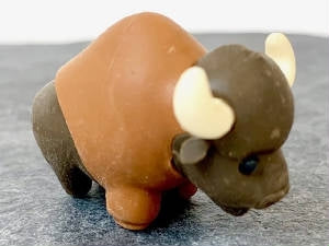 Puzzle Radierer Büffel
