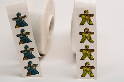 Individual meeples / game bits below 1,000 pcs