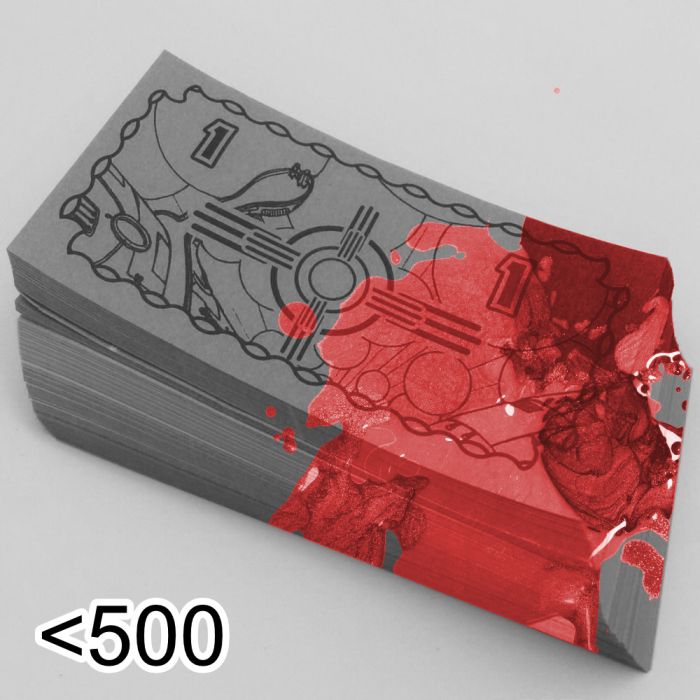 Individual play money below 2,000 pcs