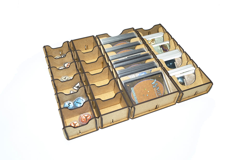 Inserts / storage modules for game boxes - Wood - module small playing cards