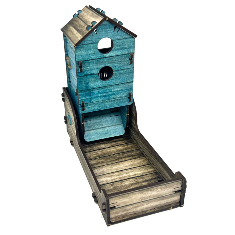 Wooden bird tower for Wingspan
