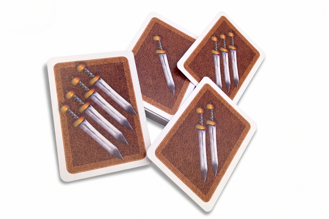 Set Spielkarten Schwert