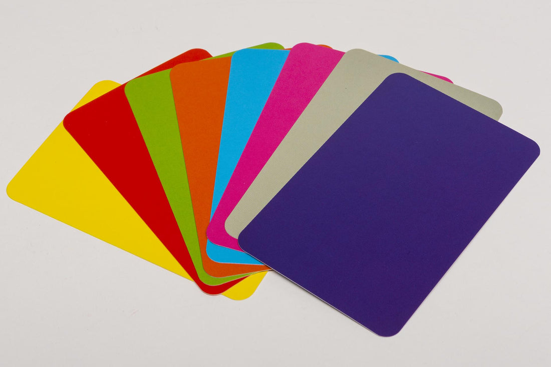 Set Spielkarten bunt