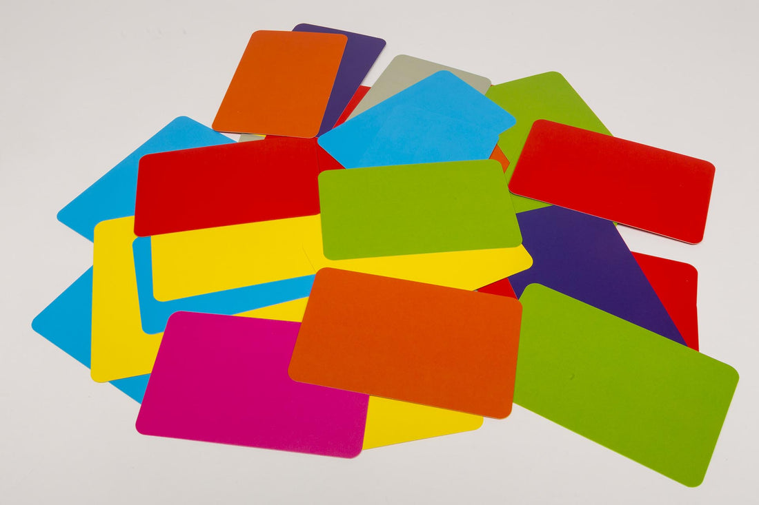 Set Spielkarten bunt