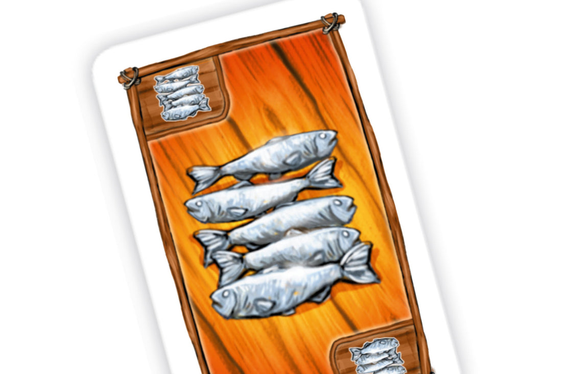 cards goods - fish