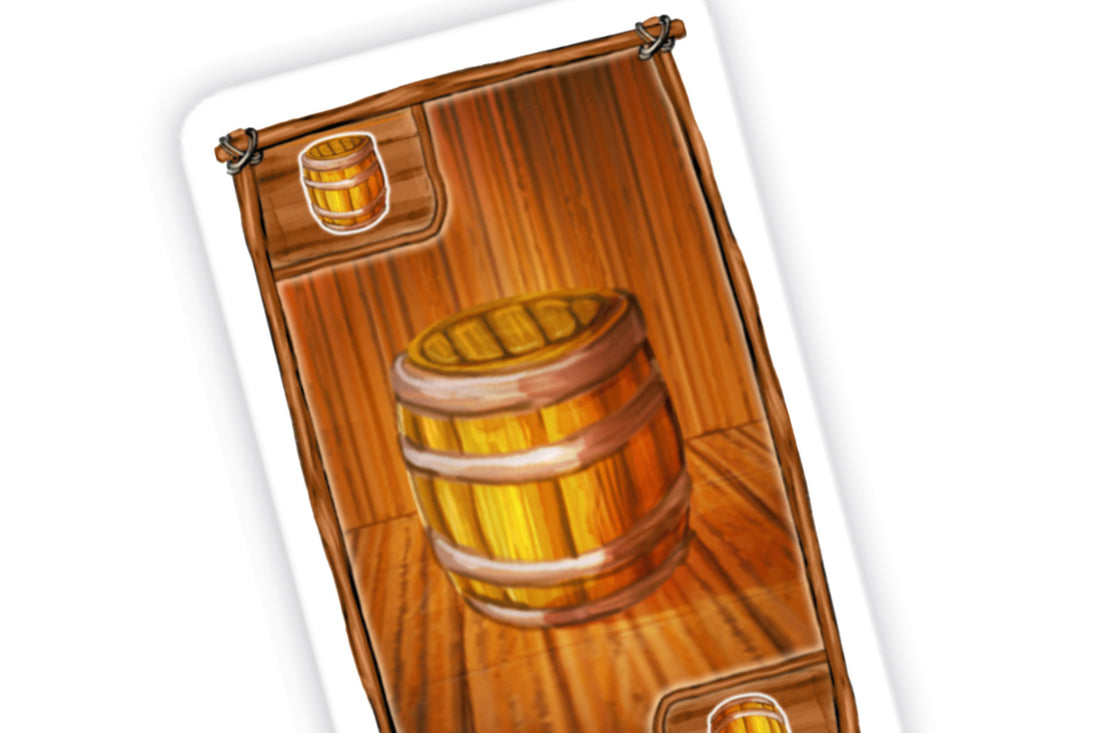cards goods - barrel