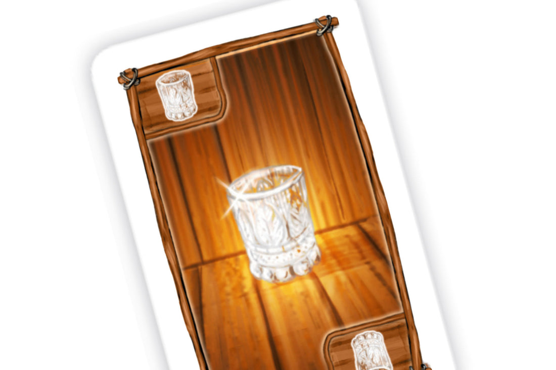 cards goods - glass