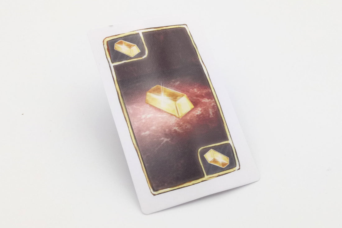 cards goods - gold bar