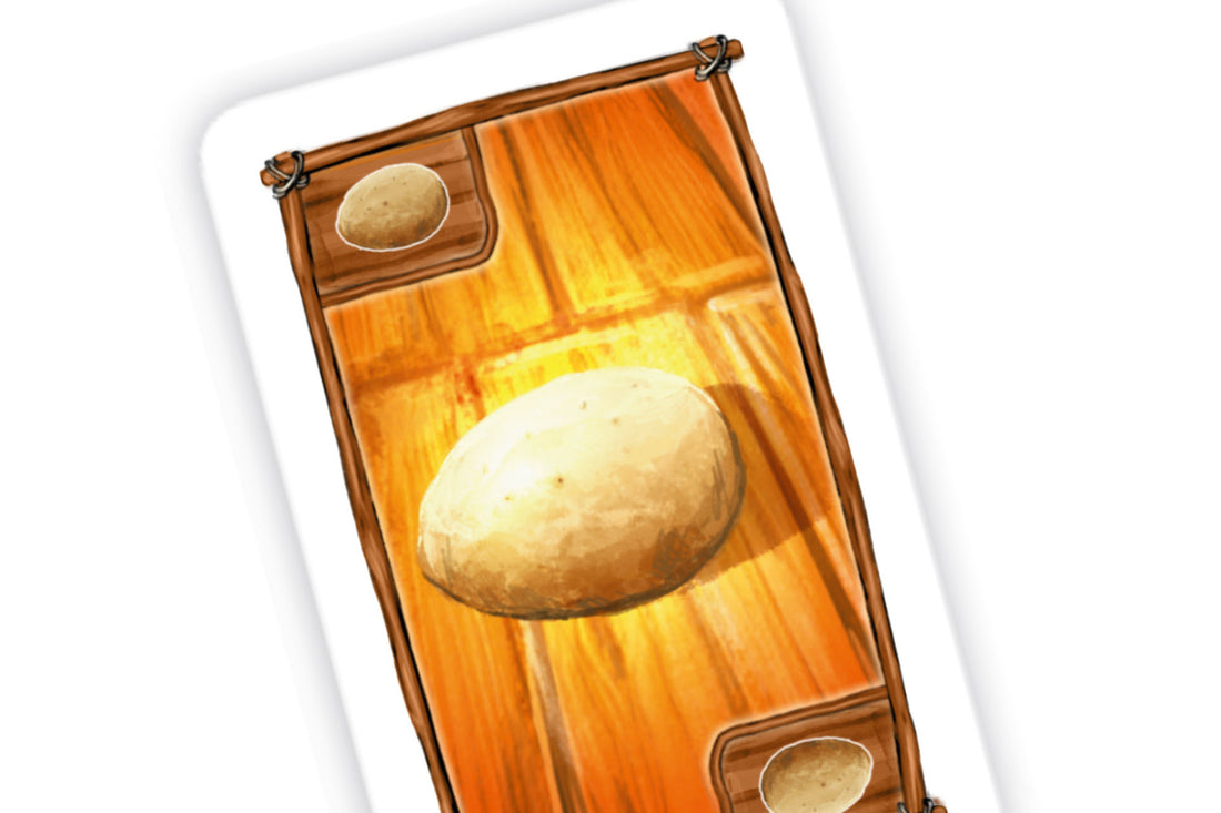 cards goods - potatoes