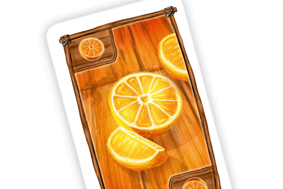 cards goods - orange
