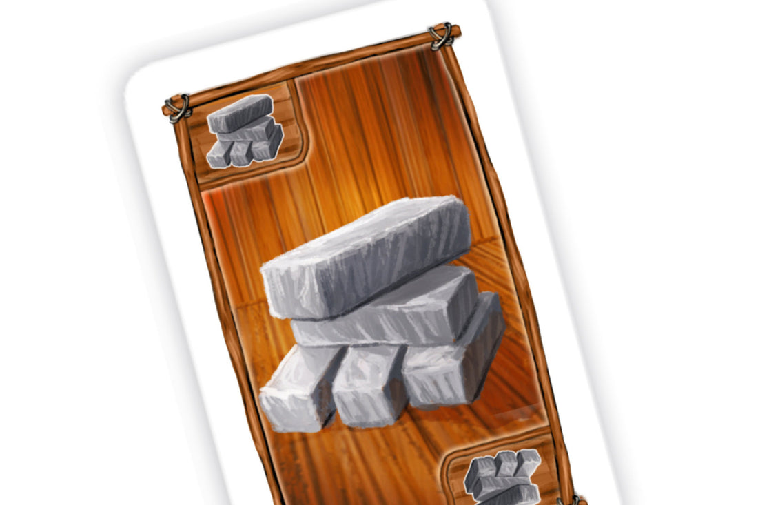cards goods - stones