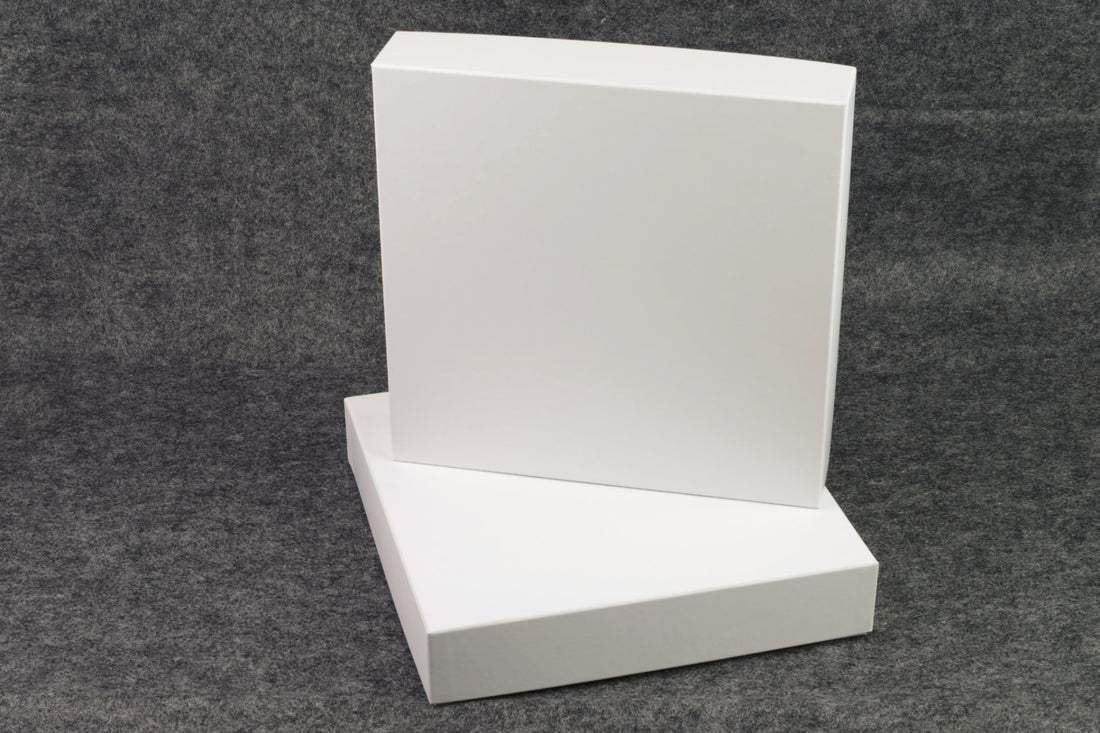 Spielekarton quadratisch 197 x 197 x 25 mm - blanko