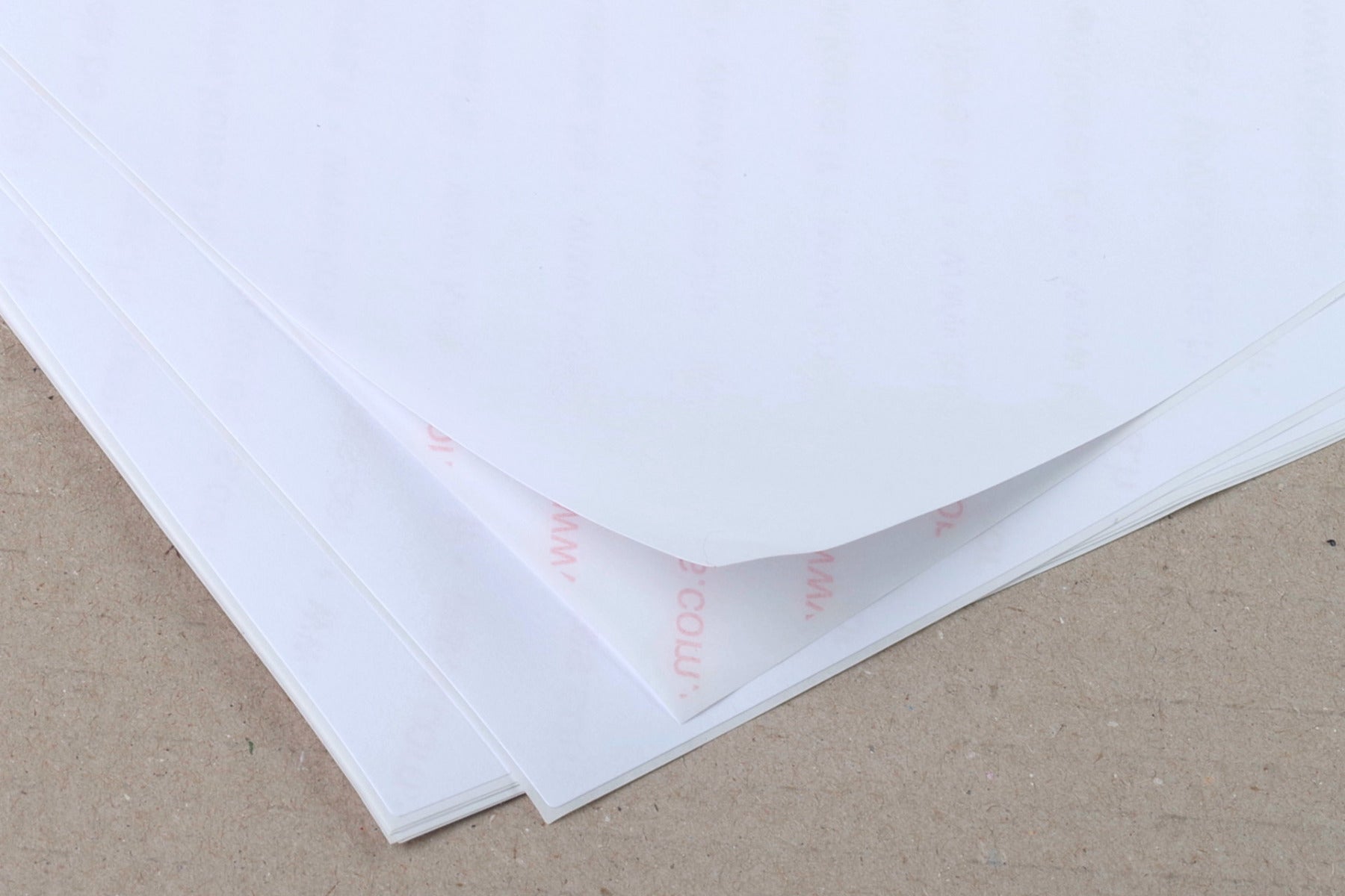 Label DIN A4 - Red