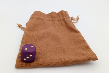 Baumwollbeutel braun