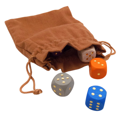 Baumwollbeutel braun