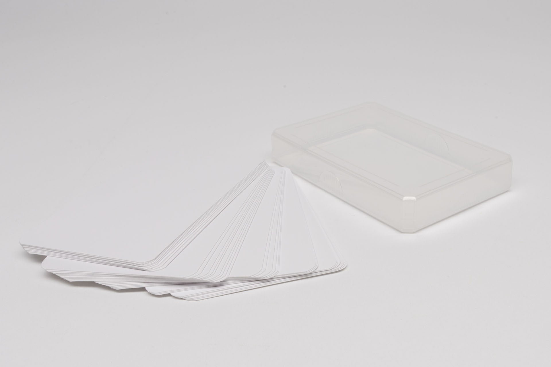 Standard card box for playing cards