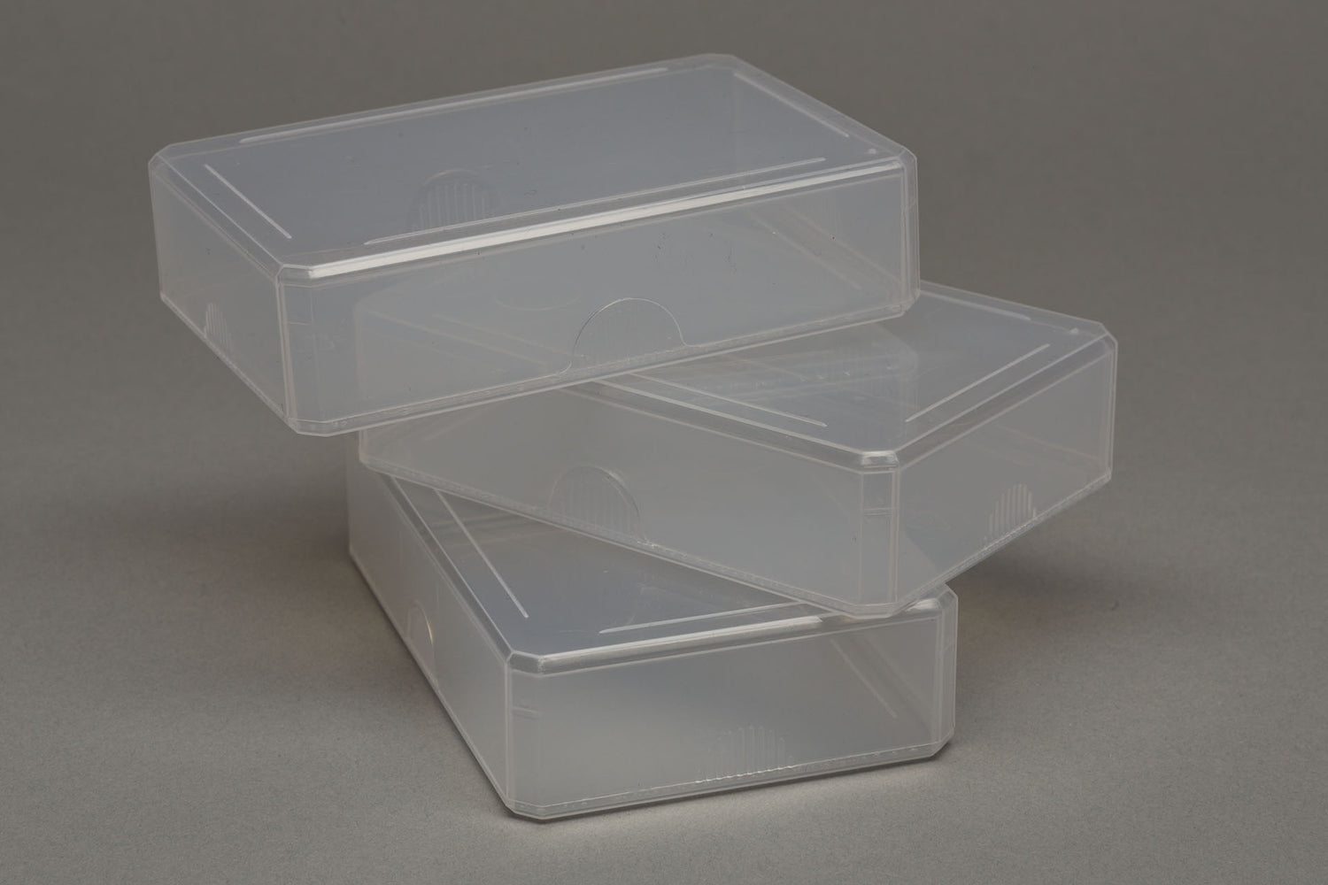 Plastic box for playing cards (standard size)