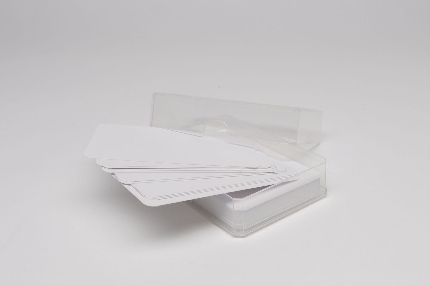 Plastic box for playing cards (standard size)