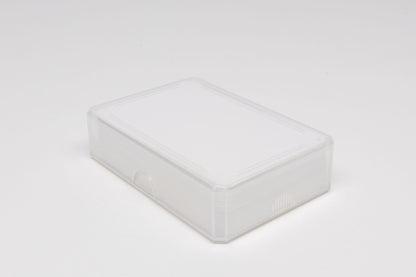 Plastic box for playing cards (standard size)