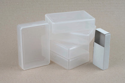Plastic box for playing cards (standard size)