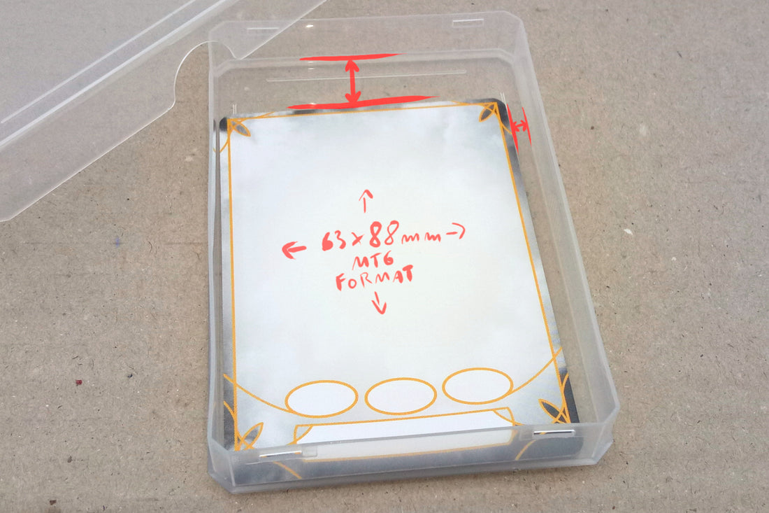 Card box for playing cards