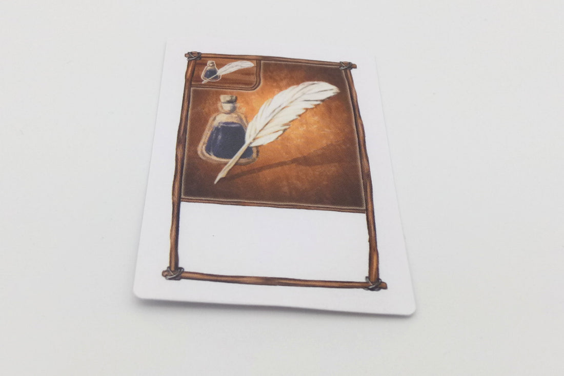 cards equipment - Ink and feather/writing tools