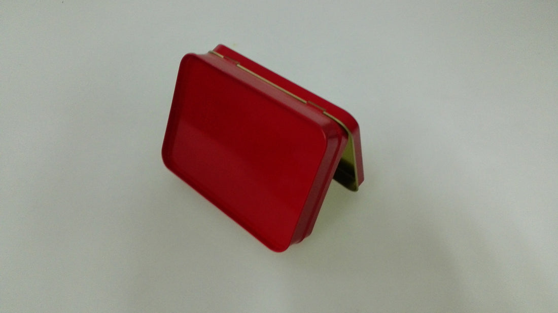 Metal box red