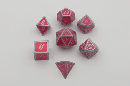 Leuchtwürfel Metall-rot