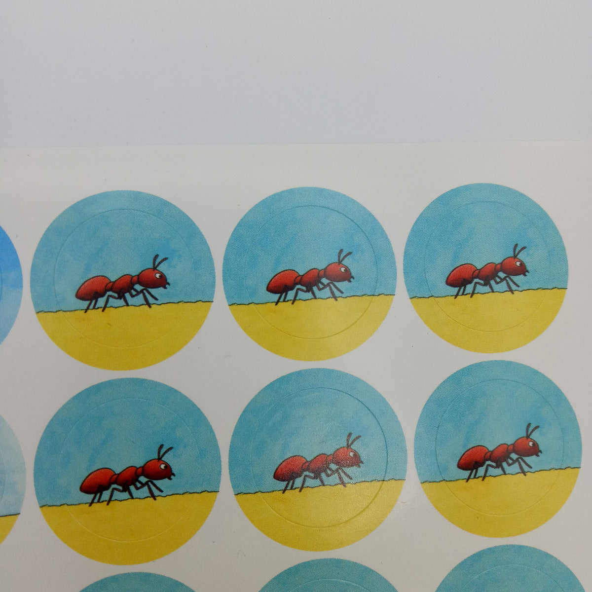 Labels with animals