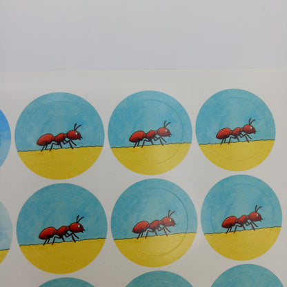 Labels with animals