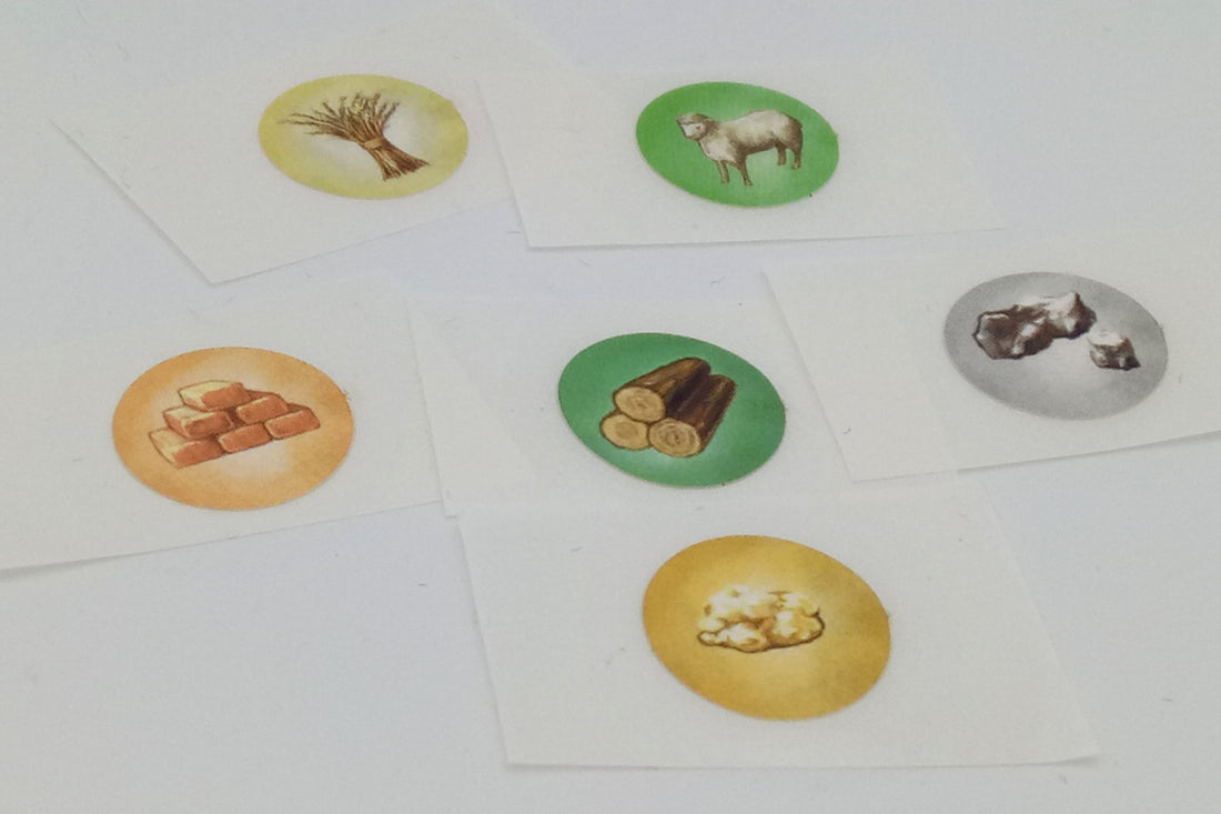 Sticker 14mm &quot;Goods&quot; Settlers